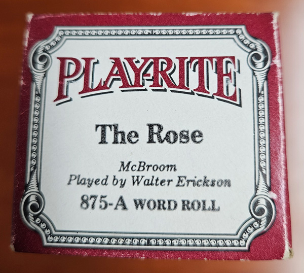 Playrite The Rose
