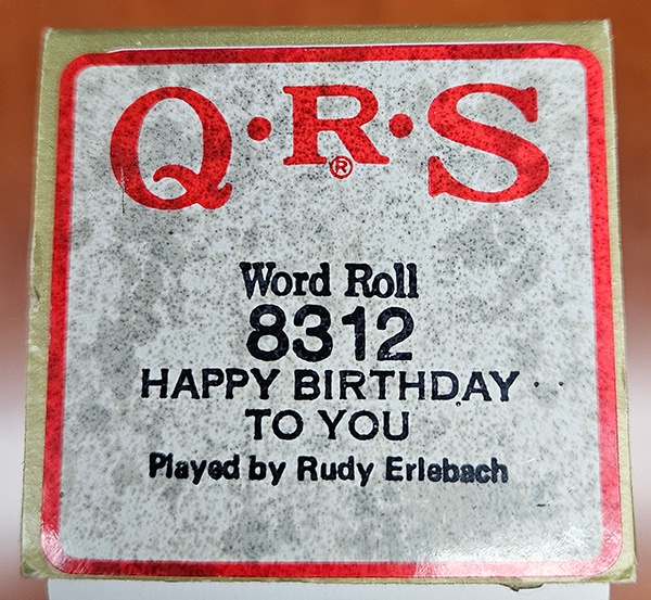 QRS Happy Birthday To You