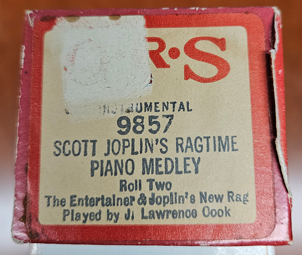 QRS Scott Joplin Ragtime