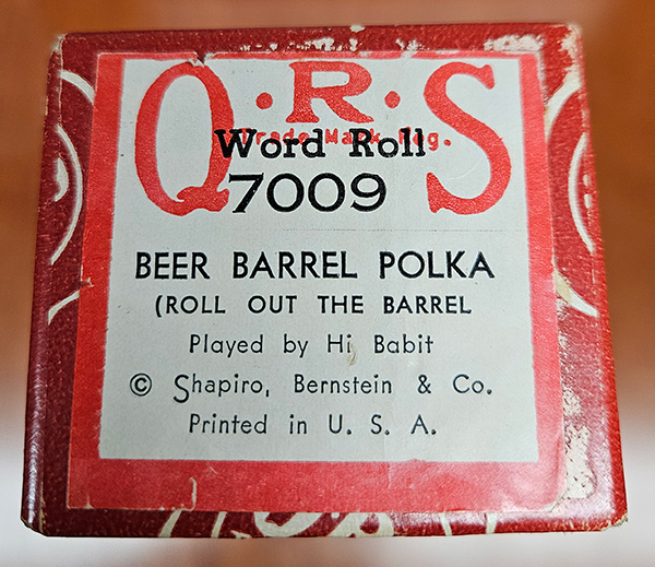 QRS Beer Barrel Polka