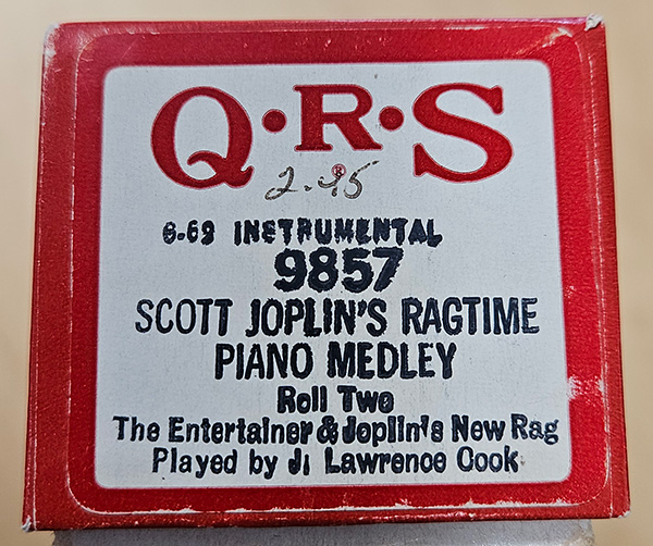 QRS Scott Joplins Ragtime Piano Medley