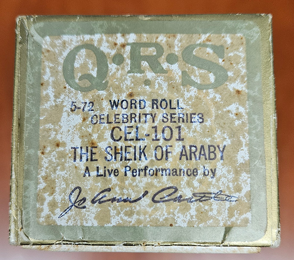 QRS The Sheik of Araby