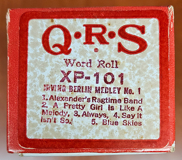 QRS Irving Berlin Medley No 1