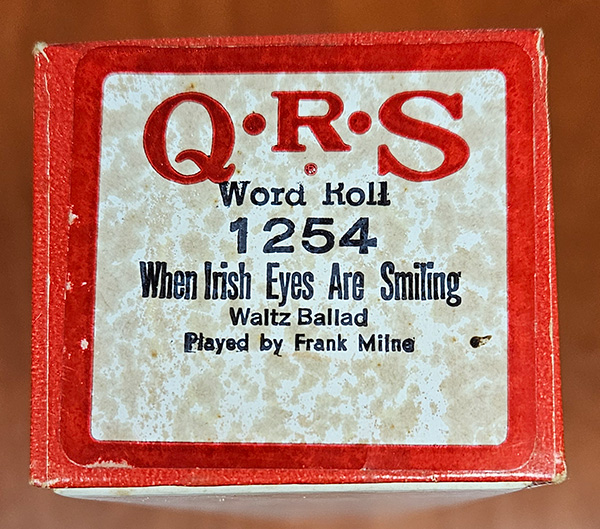 QRS When Irish Eyes Are Smiling