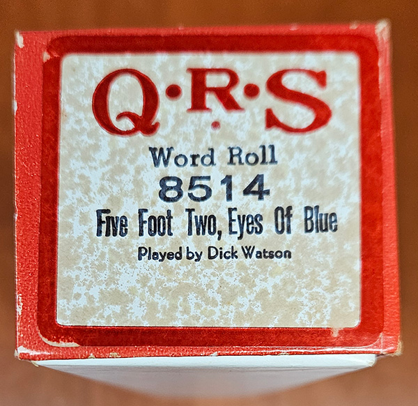 QRS Five Foot Two Eyes of Blue