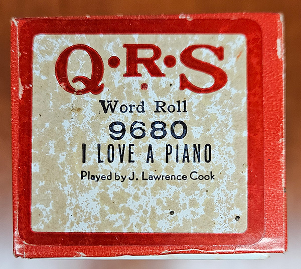 QRS I Love A Piano