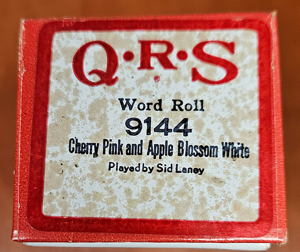 QRS Cherry Pink and Apple Blossom White