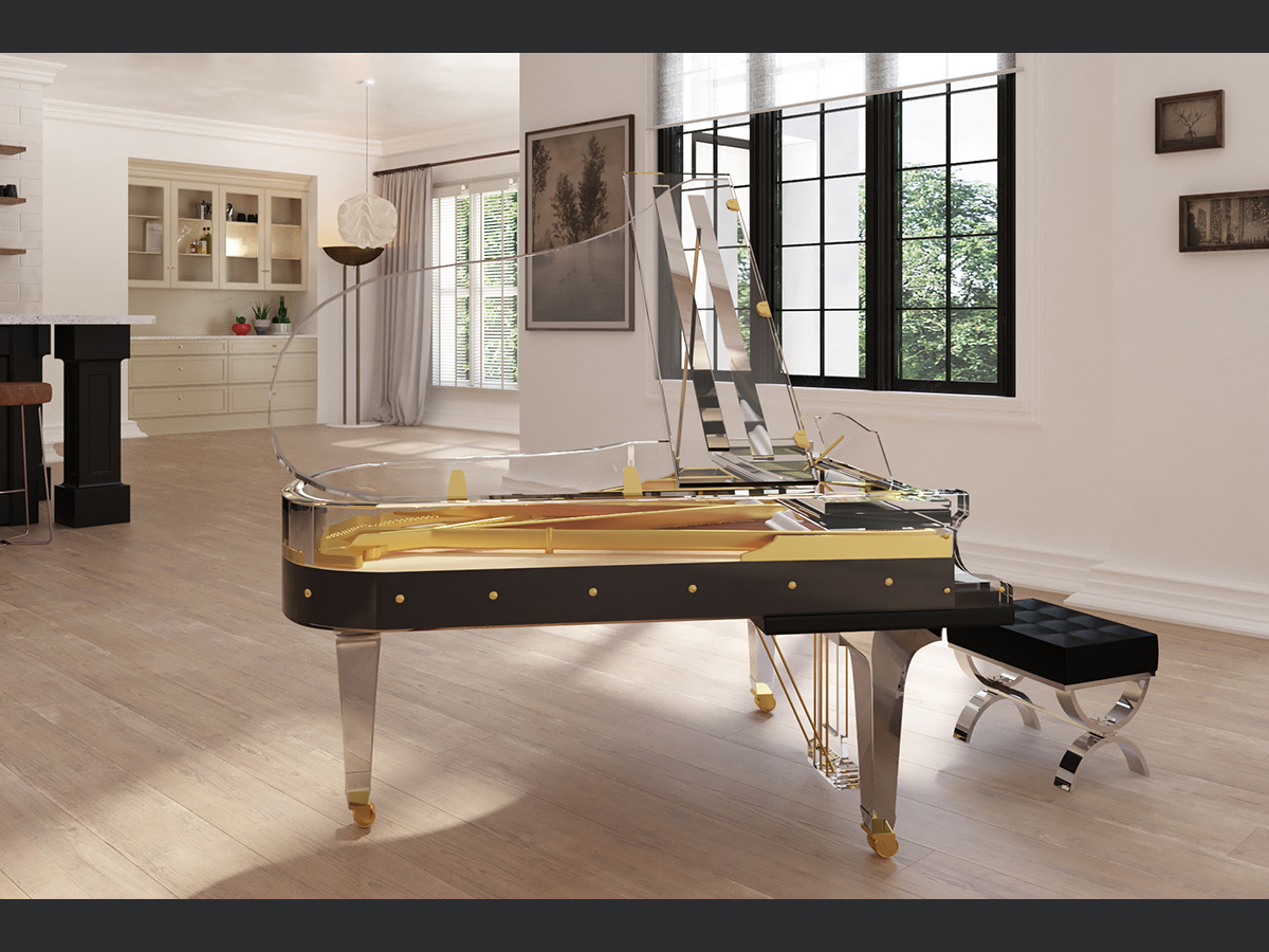 Crystal Elegance Black Gold