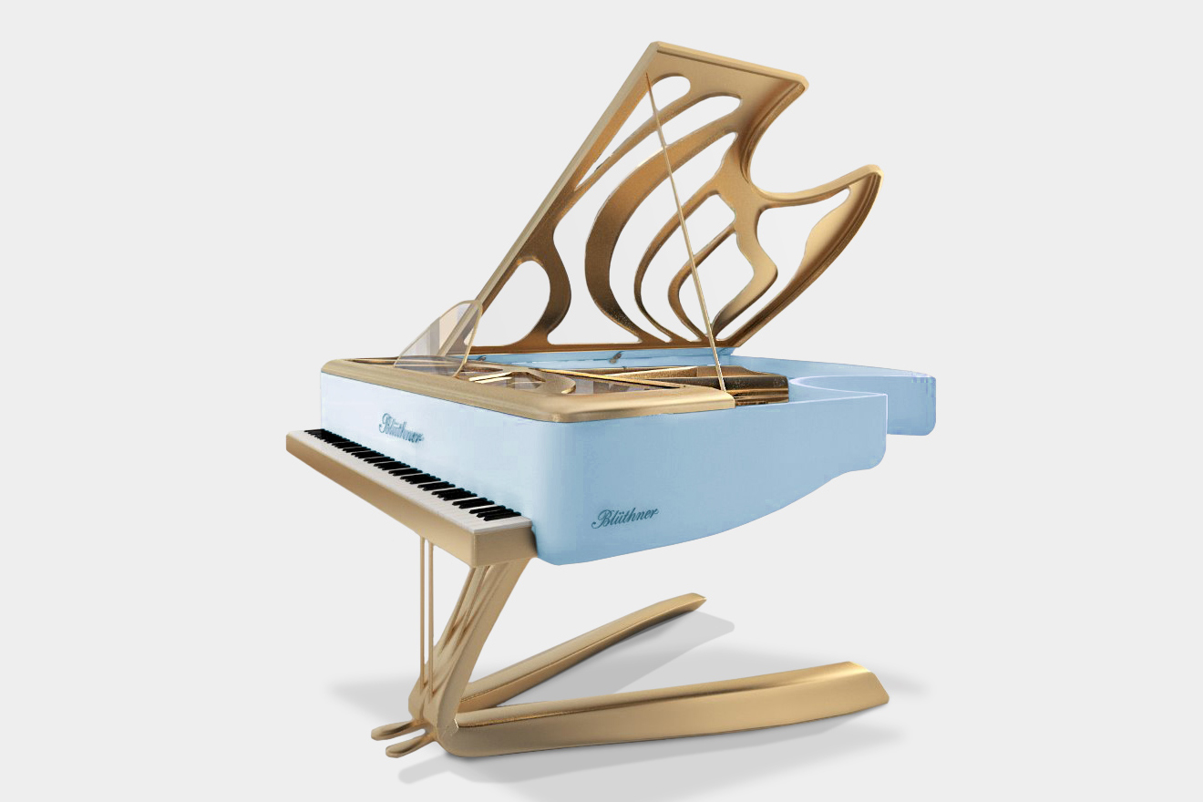 Enzo Sky Blue Gold
