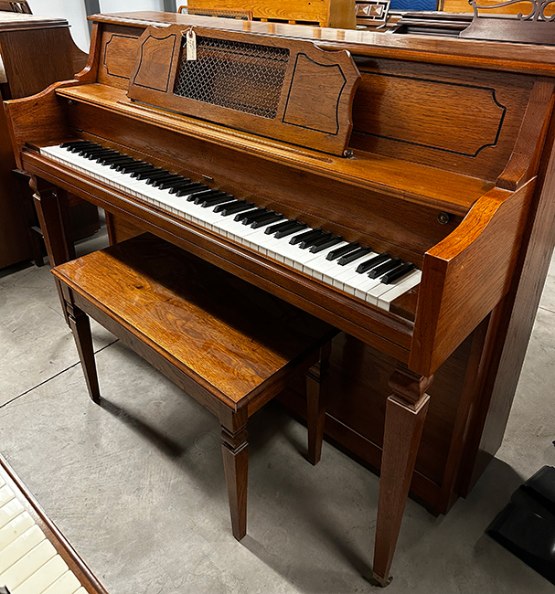 Everett Upright Piano | Satin Walnut | SN: 206979 | Used