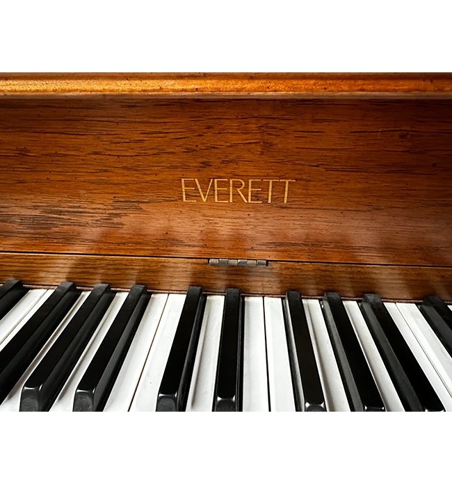 Everett Upright Piano | Satin Walnut | SN: 206979 | Used