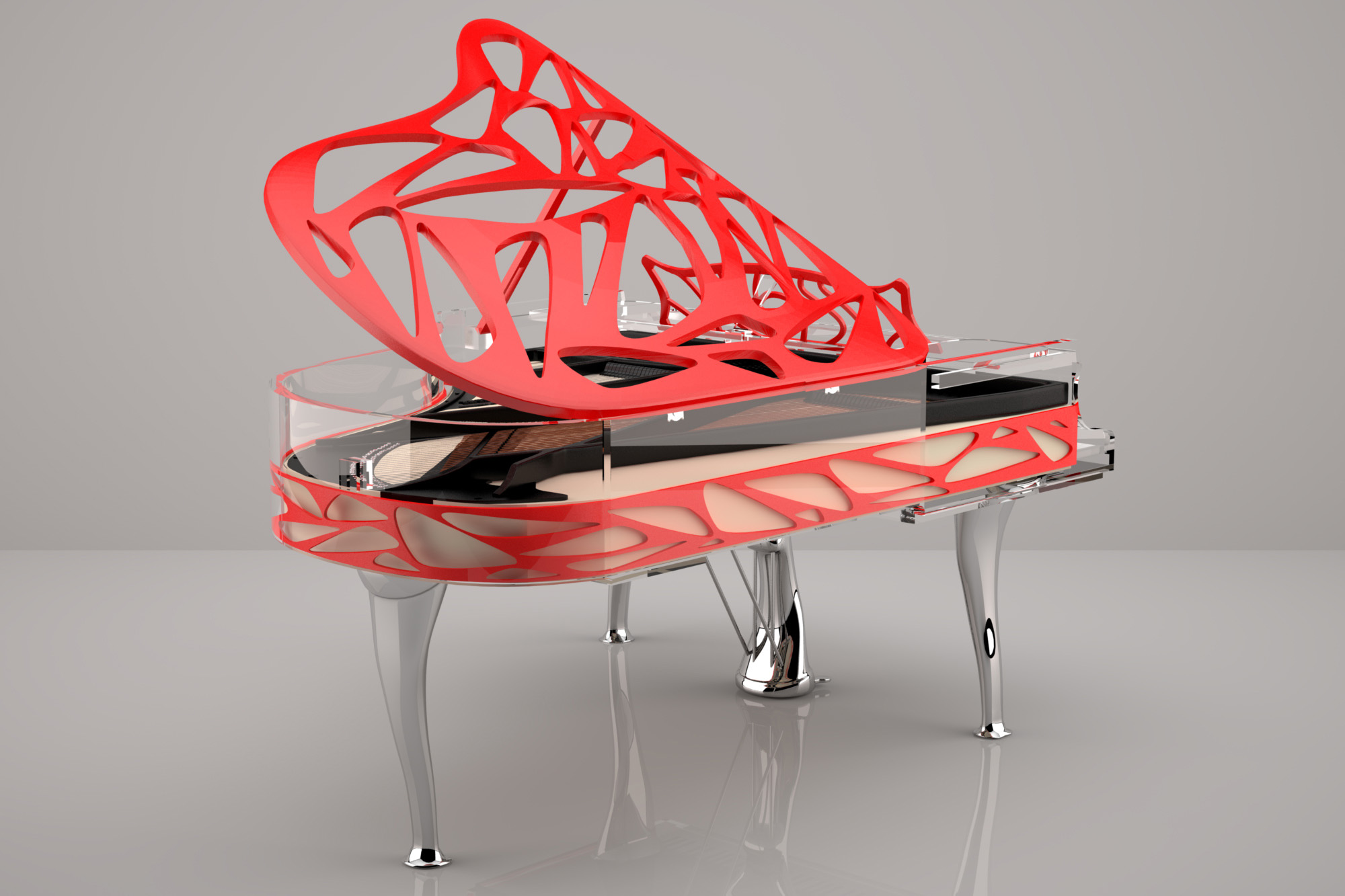 Hive Red Silver
